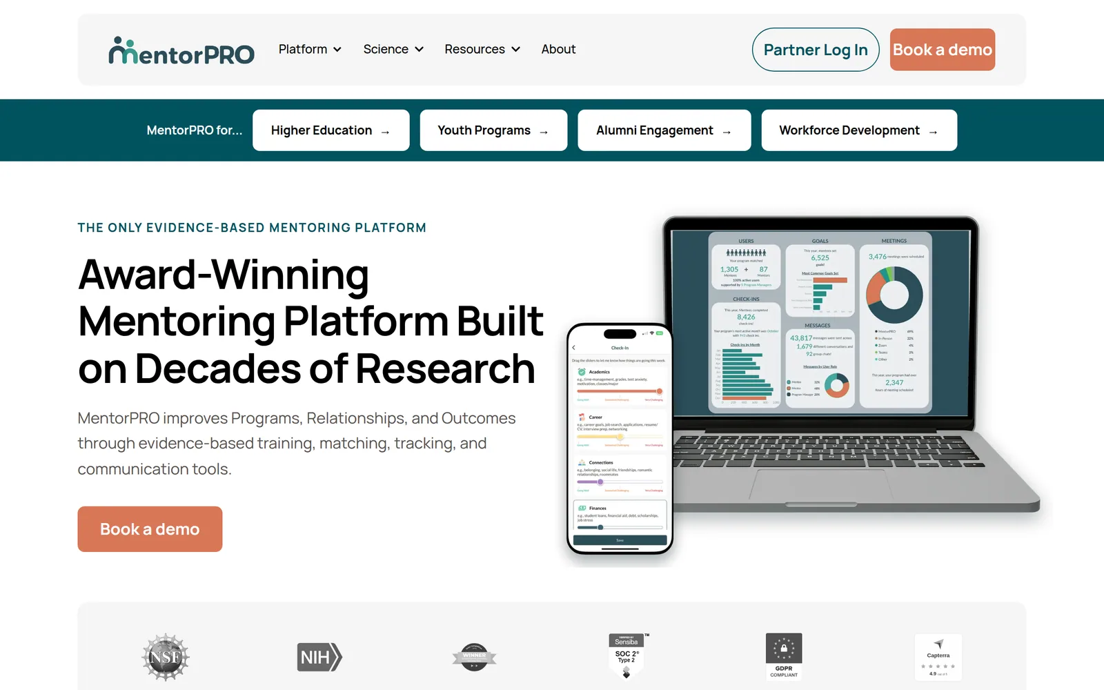 MentorPRO screenshot
