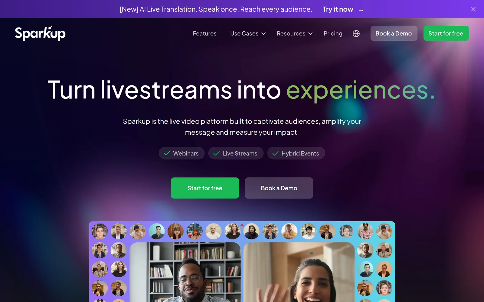 Sparkup screenshot