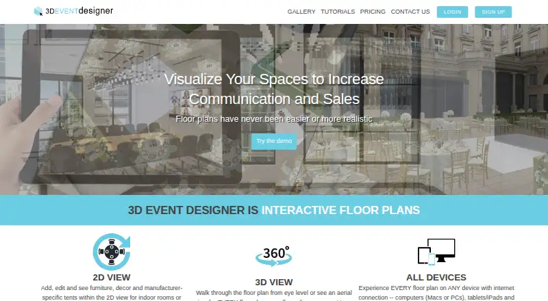 3D Event Designer screenshot