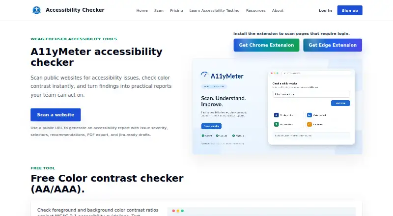 A11yMeter screenshot