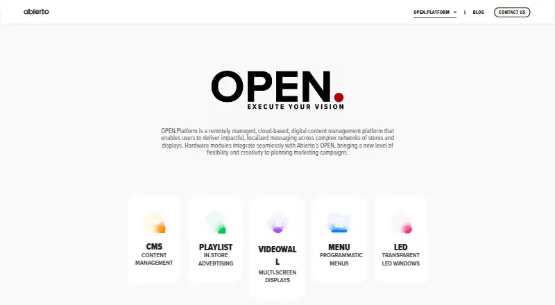 OPEN.Platform screenshot