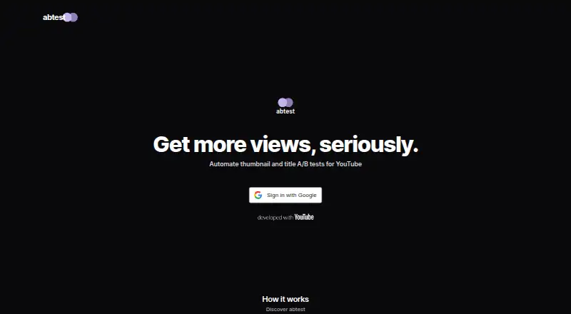 abtest screenshot