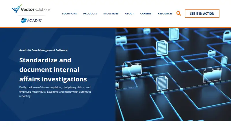 Acadis IA Case Management screenshot