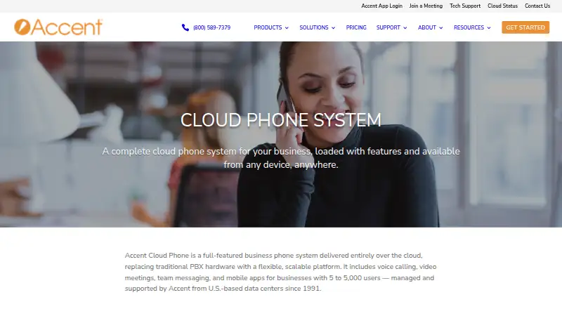 Accent Cloud Phone screenshot