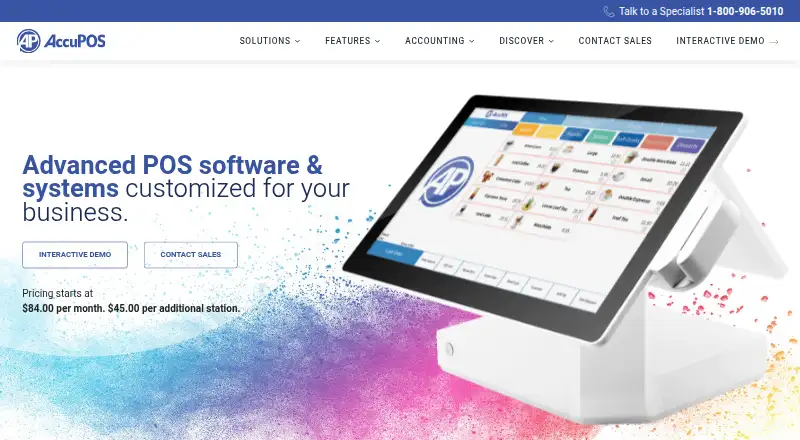 AccuPOS screenshot