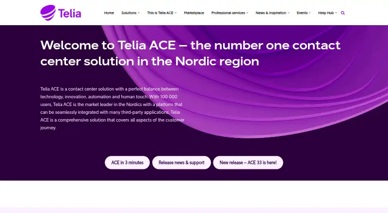 Telia ACE screenshot