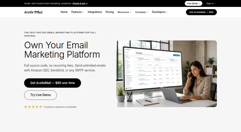 AcelleMail screenshot