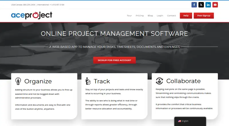 AceProject screenshot
