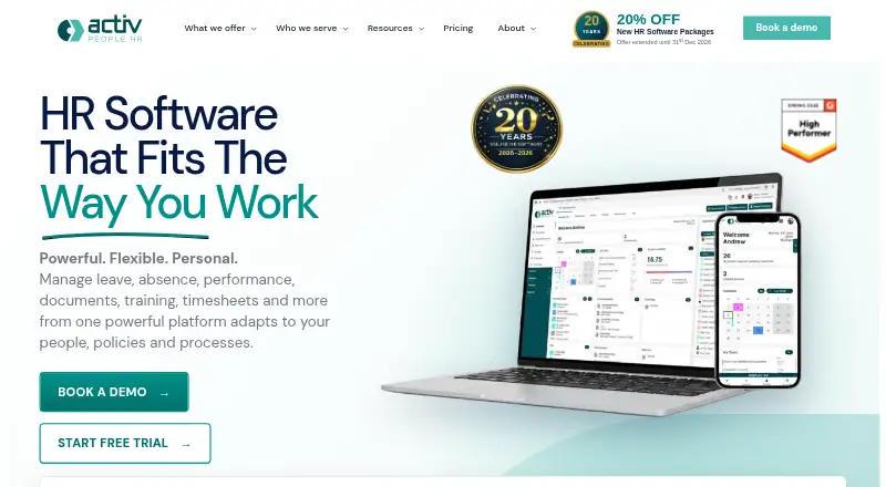 Activ People HR screenshot