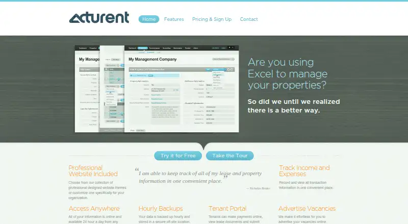 Acturent screenshot
