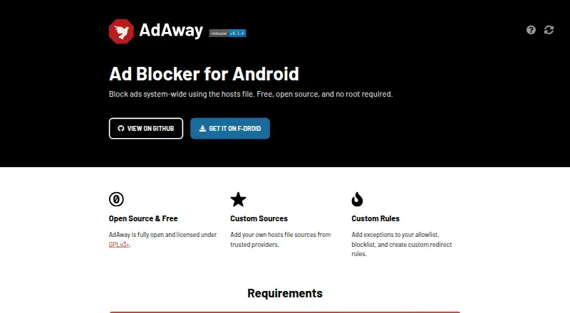 AdAway screenshot