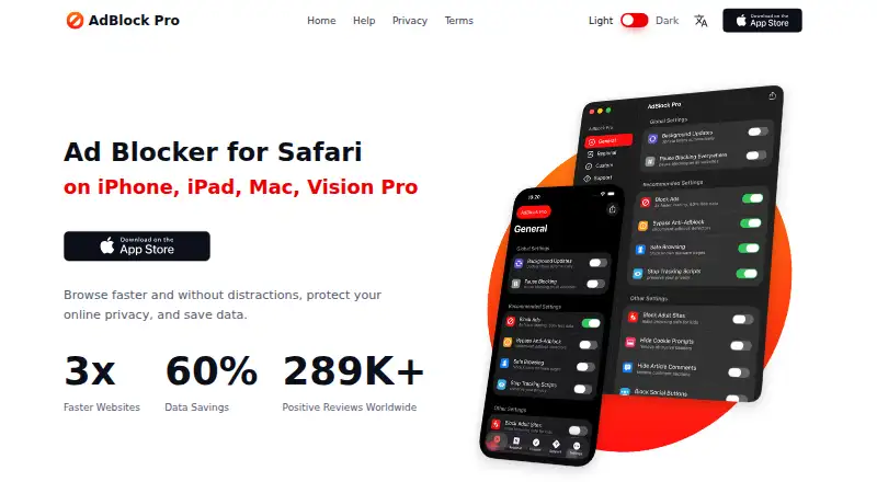 AdBlock Pro for Safari screenshot