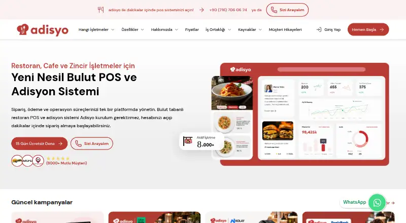 Adisyo screenshot