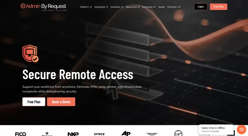 Admin By Request Secure Remote Access screenshot