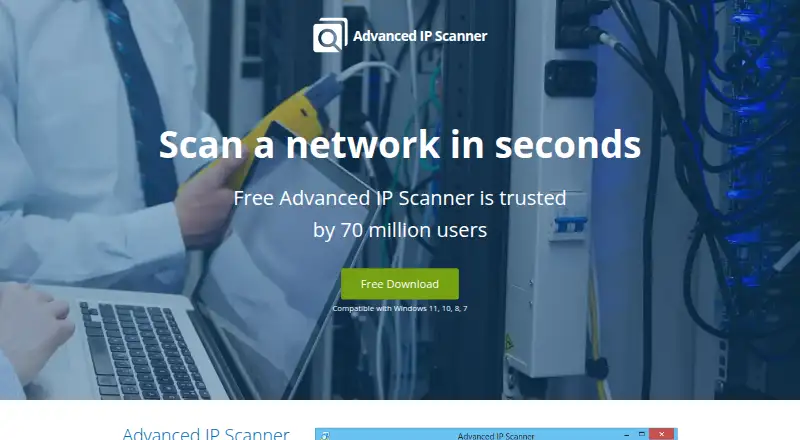 Advanced IP Scanner screenshot