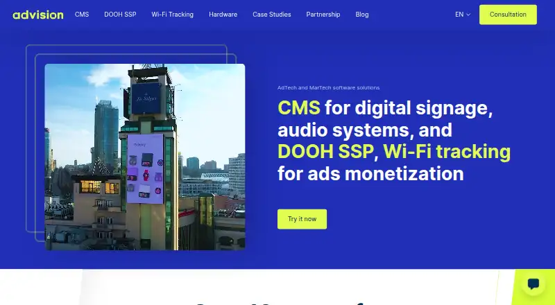 Advision screenshot