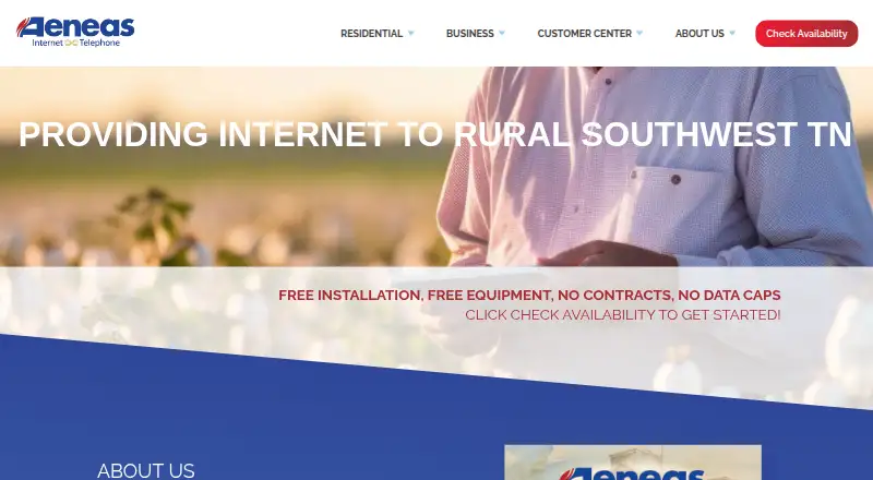 Aeneas Nonprofit Web Hosting screenshot