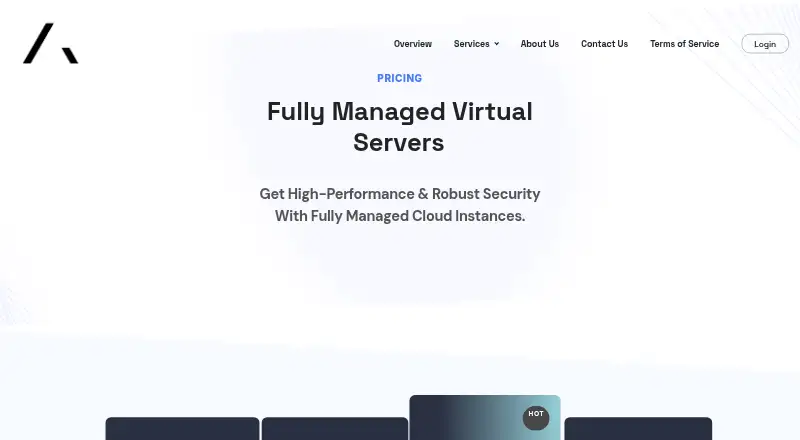 AESTRAL Fully Managed Cloud VPS screenshot