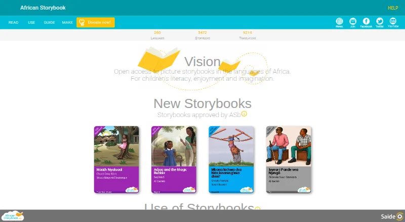 African Storybook screenshot