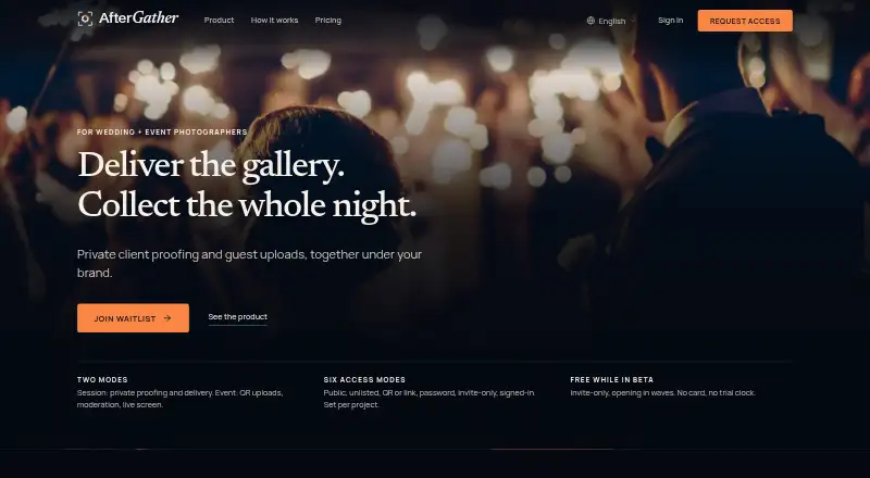 AfterGather screenshot