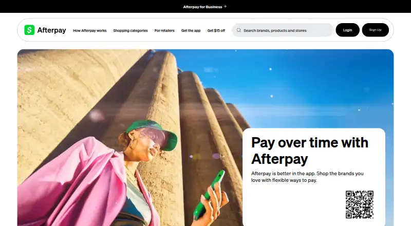 Afterpay screenshot