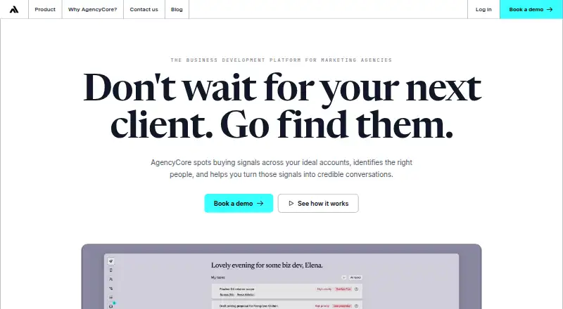 AgencyCore screenshot