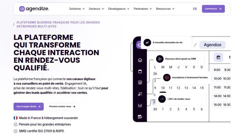 Agendize screenshot