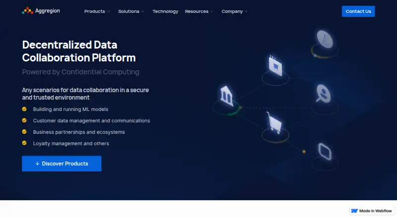 Aggregion DataLabs & CleanRoom screenshot