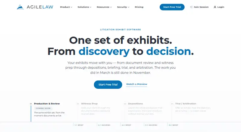 AgileLaw screenshot