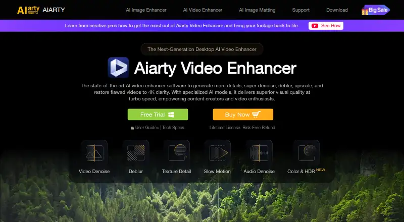 Aiarty Video Enhancer screenshot