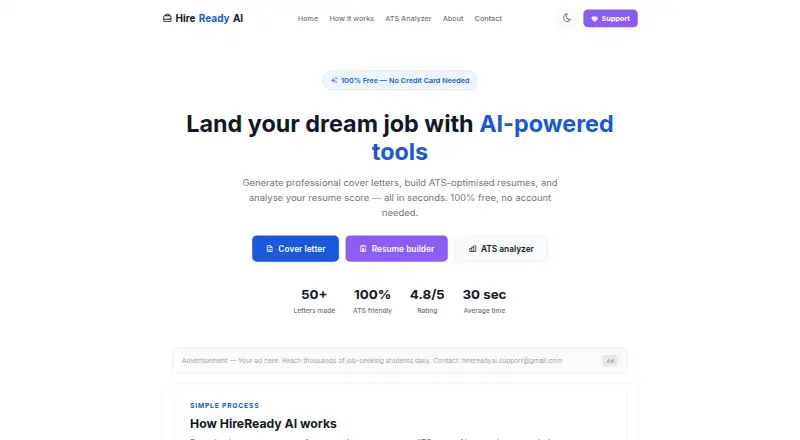 HireReady AI screenshot