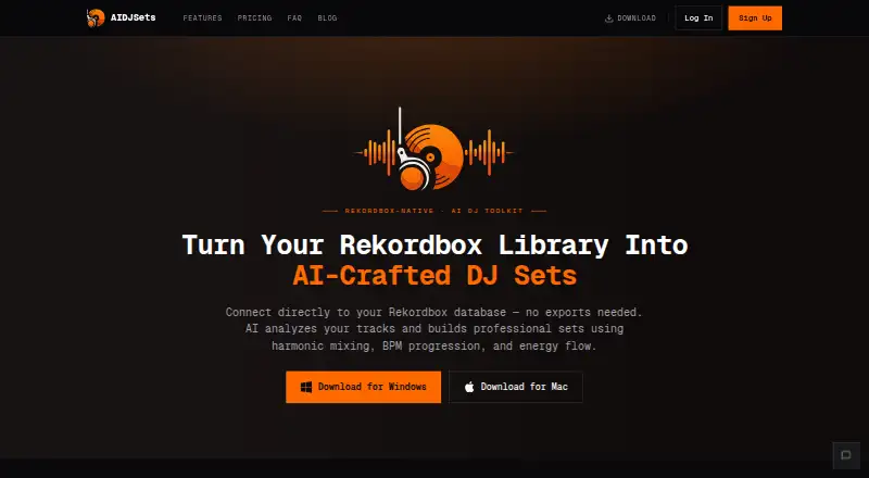 AIDJSets screenshot