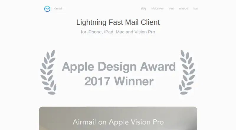 Airmail screenshot