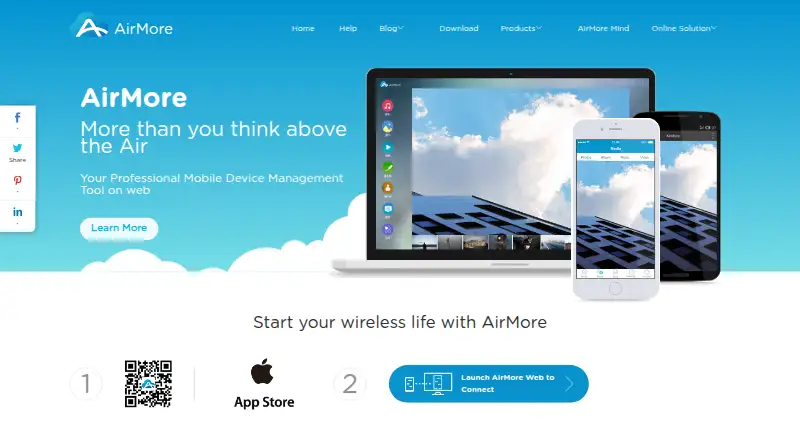 AirMore screenshot
