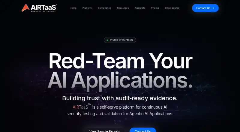 AIRTaaS screenshot