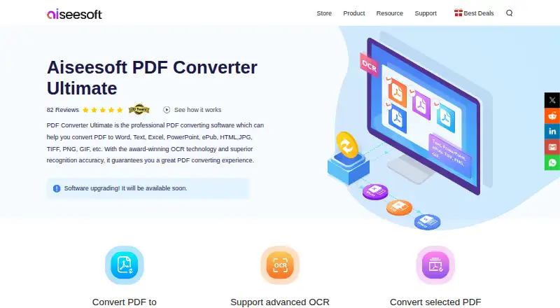 Aiseesoft PDF Converter Ultimate screenshot