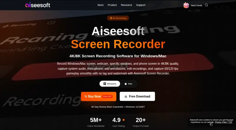 Aiseesoft Screen Recorder screenshot