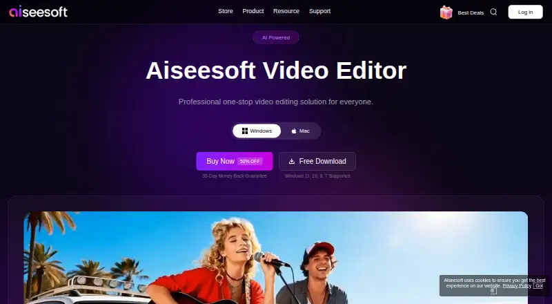 Aiseesoft Video Editor screenshot
