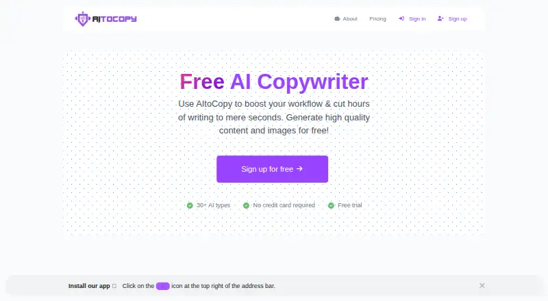 AItoCopy screenshot