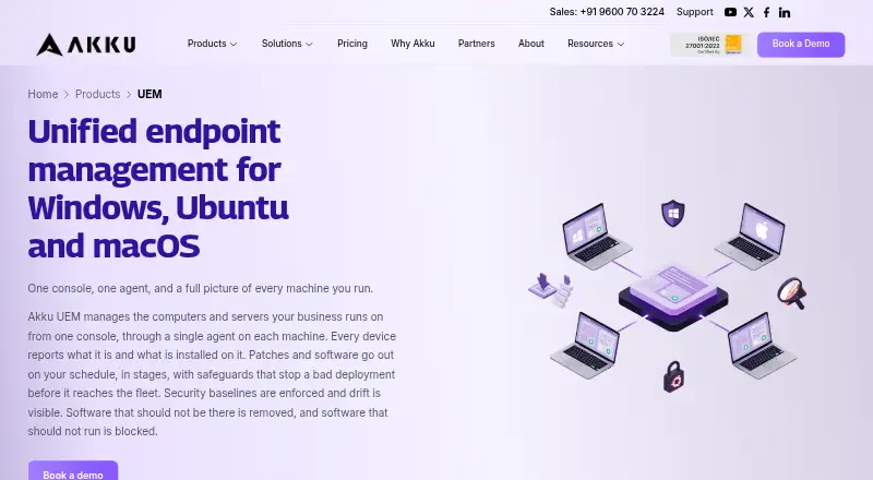 Akku UEM screenshot