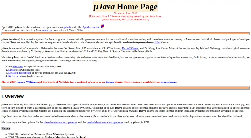MuJava screenshot