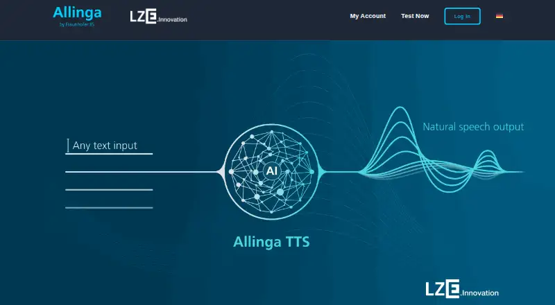 Allinga TTS screenshot