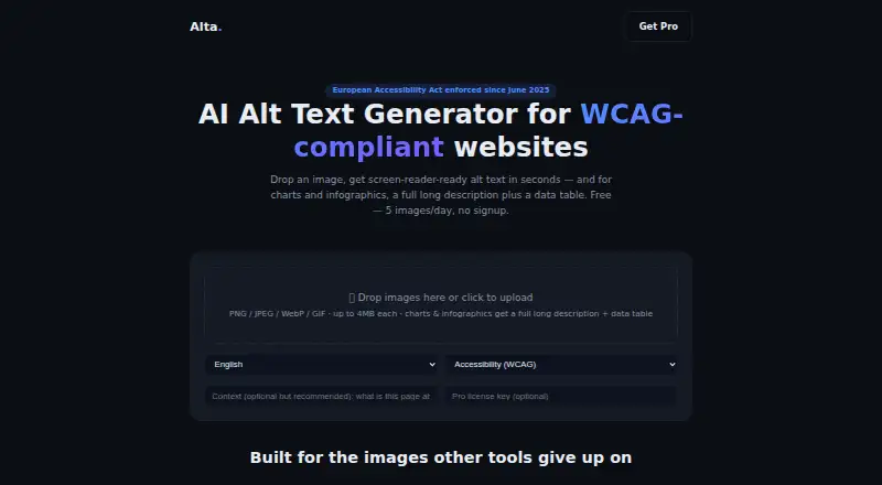 Alta screenshot