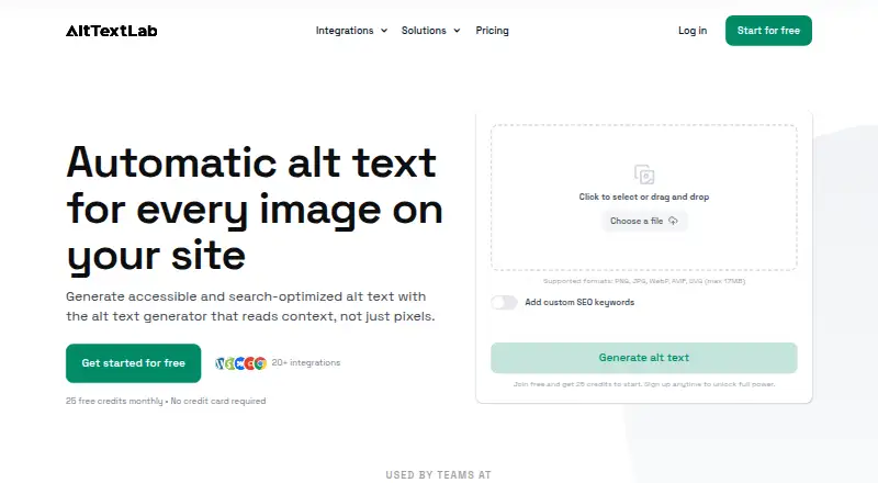 AltTextLab screenshot