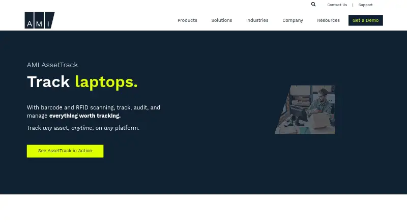 AMI AssetTrack screenshot