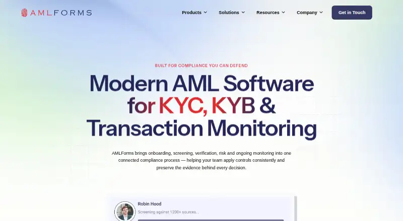 AMLForms screenshot