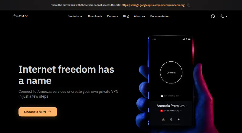 Amnezia VPN screenshot