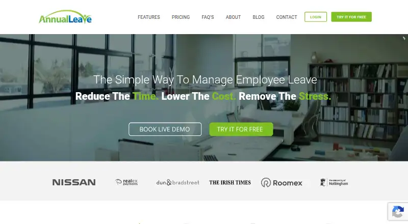 AnnualLeave.com screenshot