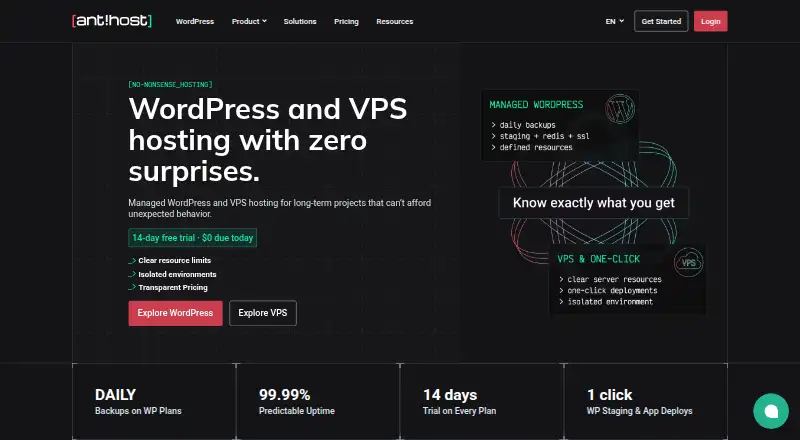 Antihost screenshot
