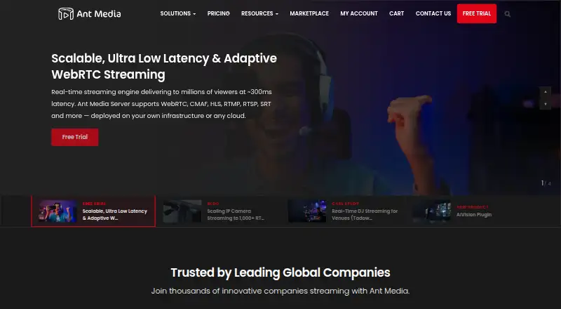 Ant Media Server screenshot
